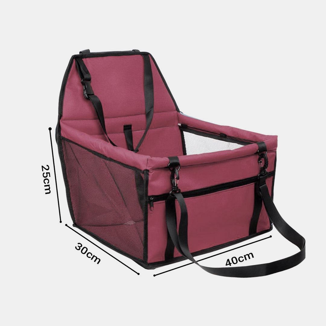 NNEAGS Waterproof Pet Booster Car Seat Breathable Mesh Safety Travel Portable Dog Carrier Bag-1